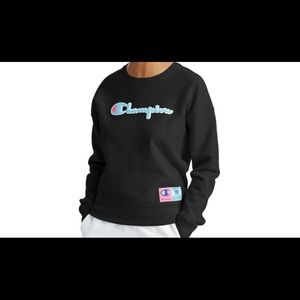NWT black champion crewneck sweatshirt